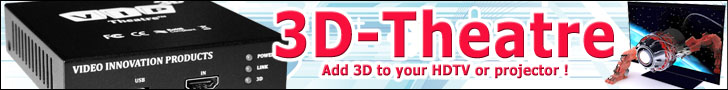 Add 3D to any TV or projector!