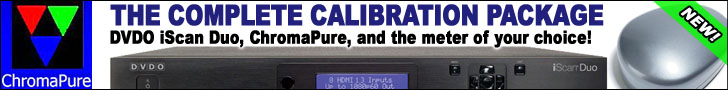 THE COMPLETE CALIBRATION PACKAGE: DVDO iScan Duo, ChromaPure, and the meter of your choice!