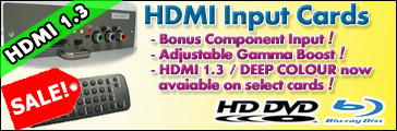 Add an HDMI input to your CRT projector to watch HD-DVD/Blu-Ray!