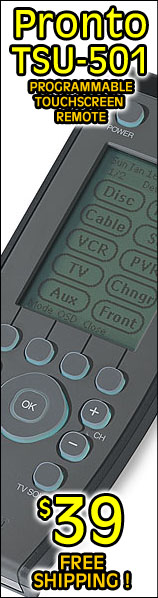 Pronto TSU-501 programmable touchscreen remote for only $39 shipped!