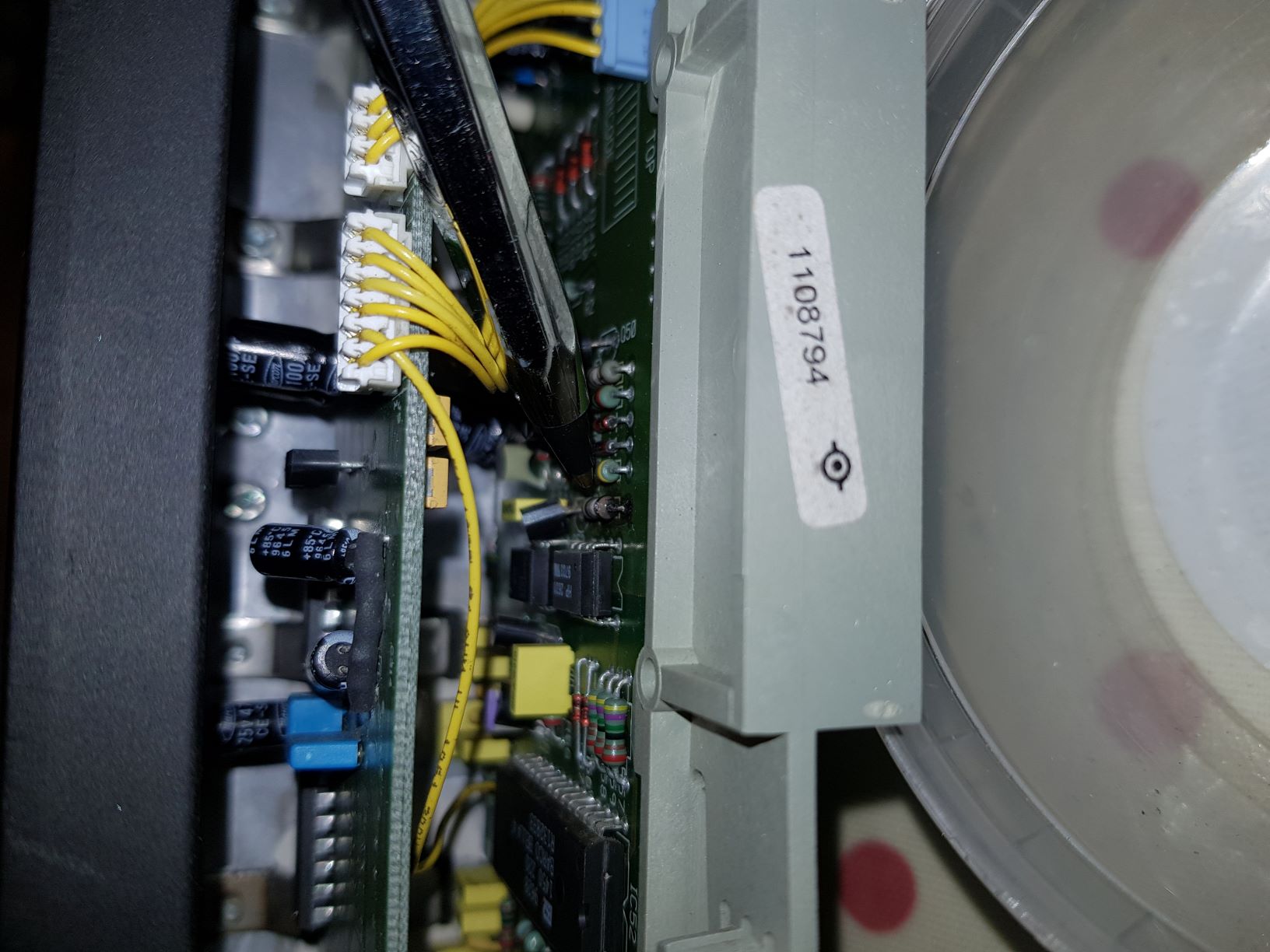 failed resistors horizontal shift board.jpg2.jpg